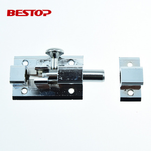 Aluminum Zinc Alloy Vertical Lock Flush Door Bolt for double fold door