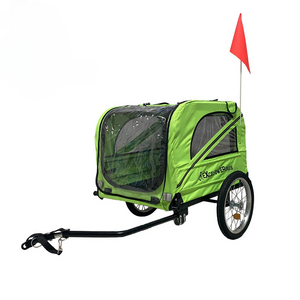 Low MOQ & shipping cost Large Dog Bike Trailer Dog Cart Folding Outdoor Riding Travel Trailer Foldable Bicycle Stroller Jogger