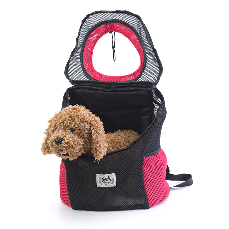 Lightweight Pet Backpack Small Dog Bag Dog Portable Carrying Bag Pet Holder for Chest Front Pack Dog Carrier for Outdoor Travel