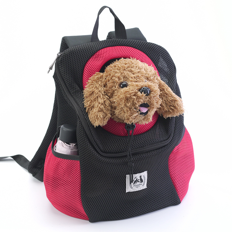 Lightweight Pet Backpack Small Dog Bag Dog Portable Carrying Bag Pet Holder for Chest Front Pack Dog Carrier for Outdoor Travel