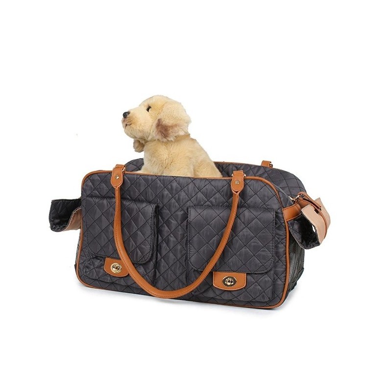 2023 Stylish PU Breathable Dog Carrier Purse - Lightweight, Cozy Padded, Compact Design, Ideal for Travel with Small Pets