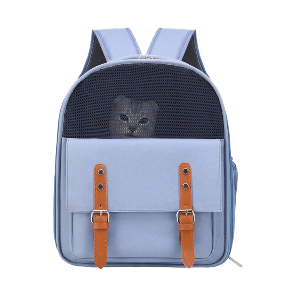 Cozy Pet Carrier Bag,portable Cat Carrier Backpack, Ventilated Mesh Backpacks Solid Cats Travel Bag for Cat & Small Dog Outdoor