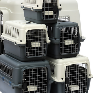 Wholesale IATA Plastic Airline Shipping Approved Dog Transport Box Pet Cages Bag Carrier And Travel Crates Kennel