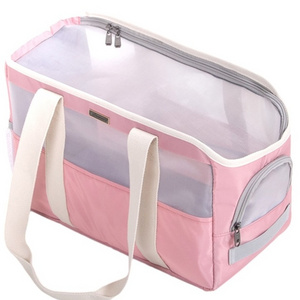 Low MOQ Pet Outing Bag,Portal Pet Cat Dog Carrier Purse,Summer Soft-Sided Carriers Bag for Small Puppy Medium Kitten