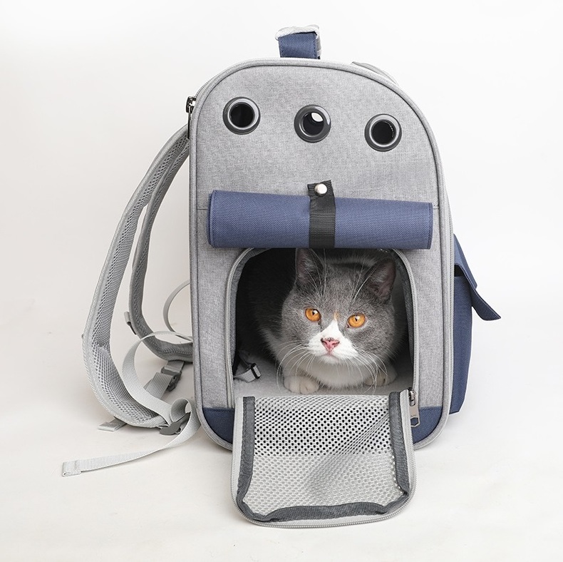 Customized Breathable Foldable Pet Carrier Bag,fat Cat Carrier Backpack,large Capacity Cat Bag for Outdoor Travel Backpacks