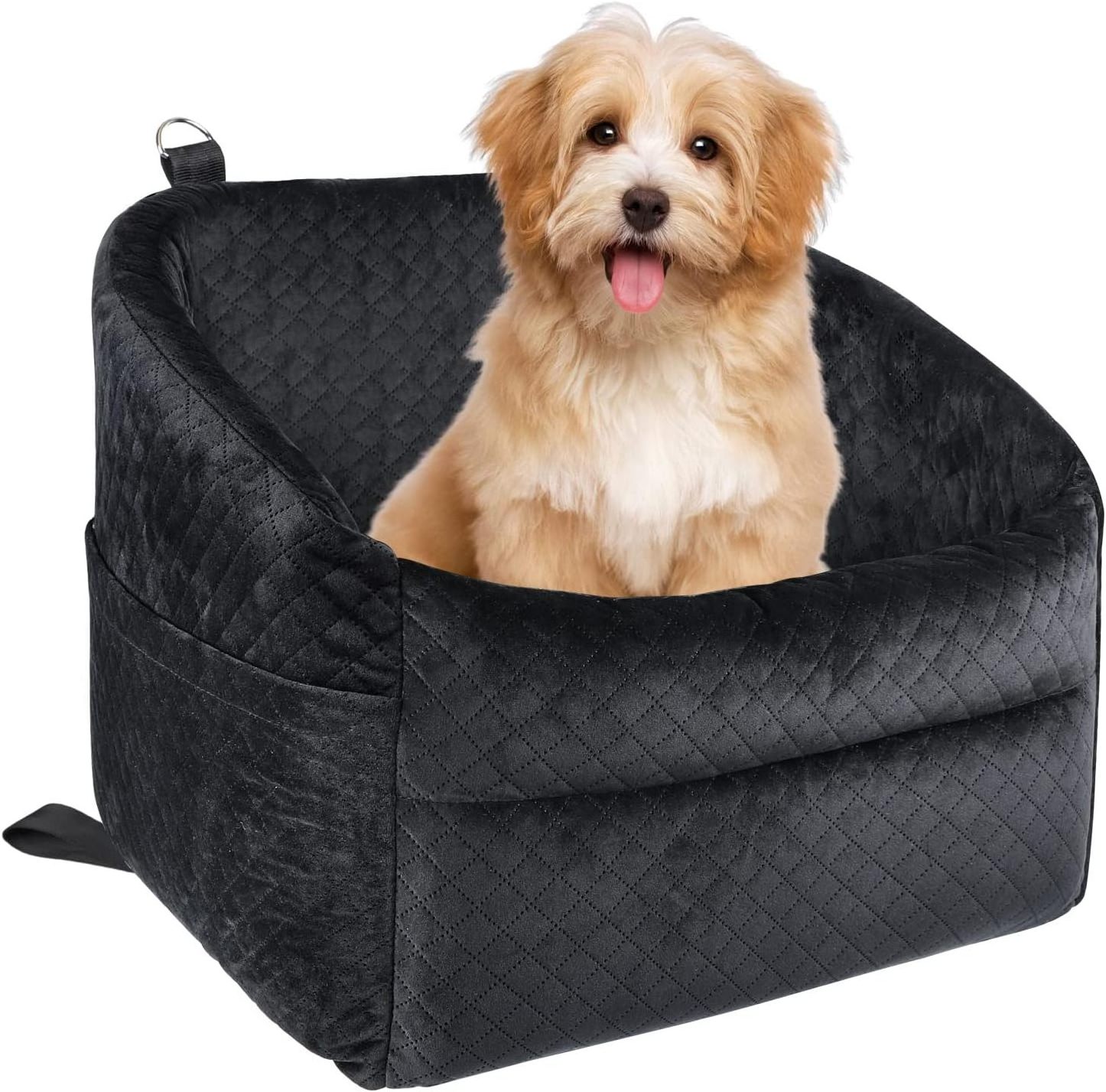 Dog Car Seat Pet Booster for Small Medium Dogs with Thick Cushion Travel Bed Dog seat Pet car bed seat  with Customized Logo