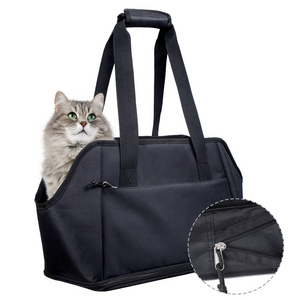 Expandable Pet Carry Tote Bag Dog Cat Soft-Sided Carriers Bag for Small Puppy Medium Kitten, Portable Dog Accessories Travel Han