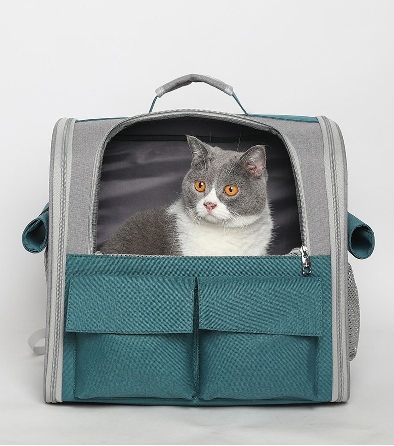 Customized Breathable Foldable Pet Carrier Bag,fat Cat Carrier Backpack,large Capacity Cat Bag for Outdoor Travel Backpacks