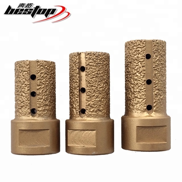 Vacuum Brazed Diamond Drilling Finger Milling Bit for Granite and Marble