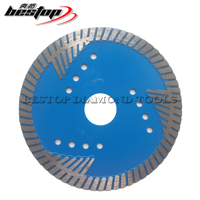 6 Inch D150mm Cutting Tools Turbo Sintered Segmented Diamond Saw Blade for Granite Marble Quartz Concrete