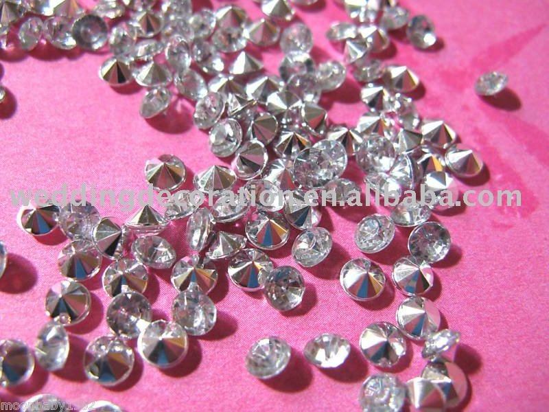 Diamond Table Confetti Wedding Crystal Scatter Decoration Acrylic Gem