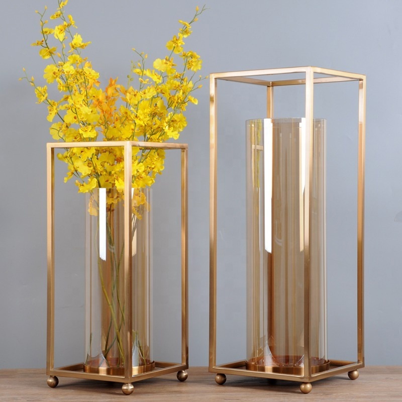 Wholesale Decorative Rectangular Shaped Metal Stainless Steel  LANTERNS