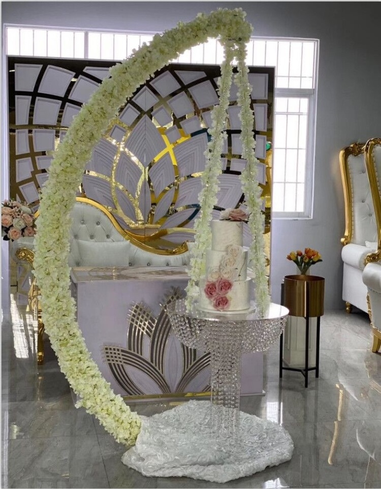 Wedding Metal Frame Arch Stand For Swing  Cake Stand Chandelier Decoration