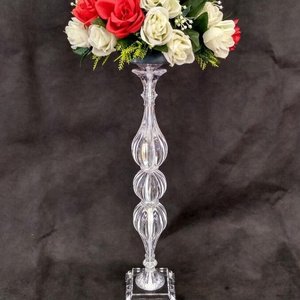 70cm Tall acrylic Candle Holder Stand Flower Vase