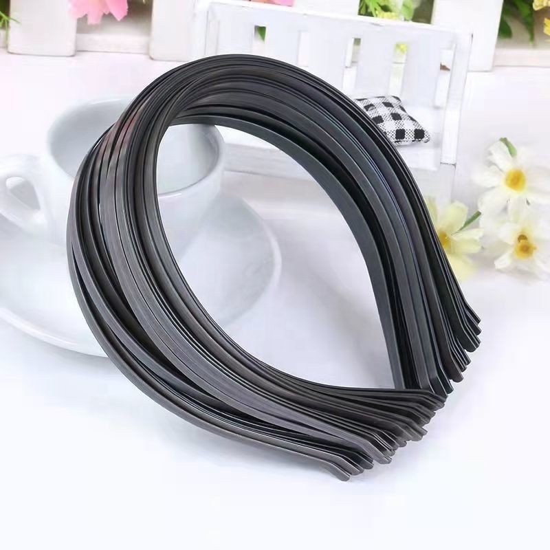 5mm Plain Tiara Base Hair Girl Silver Gold Black Alice Metal Headband For wedding