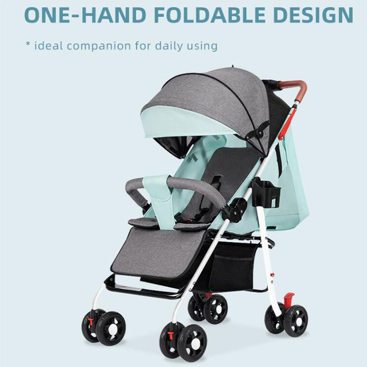 Wholesale baby strollers Lightweight Kid Baby Stroller Foldable Poussette Kinderwagen Pram Carriages Stroller