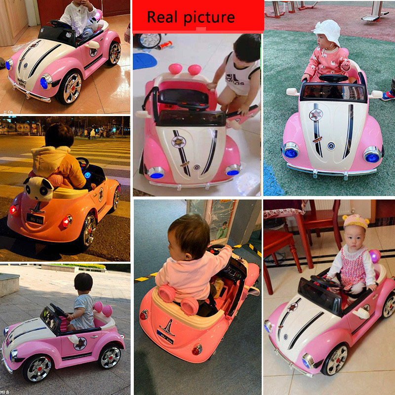 Hot Selling Child Electric Car Power Battery Kids Ride On Car Cute Girls like colorful toys  pink electric car 12v