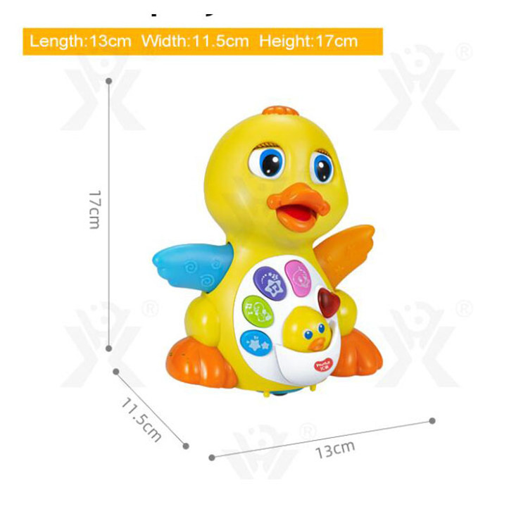 Hot Sale Baby Dancing Musical Duck Toys Swing Toy With Music And Lights Dancing Yellow Duck For Baby Toddler