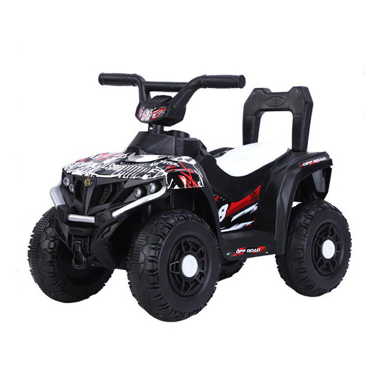 Children's electric motorcycle four-wheeler men's and women's baby toy car can sit large children charging battery buggy