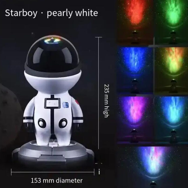 Astronaut Galaxy Light Projector, Space Buddy Projector Night Light for Bedroom with Remote Control and Timer for Kids Adults