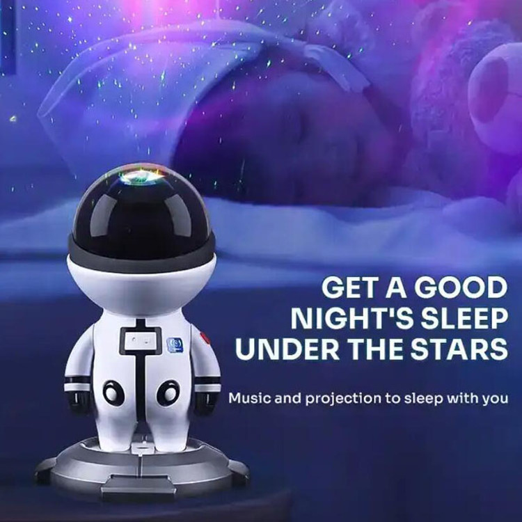 Astronaut Galaxy Light Projector, Space Buddy Projector Night Light for Bedroom with Remote Control and Timer for Kids Adults