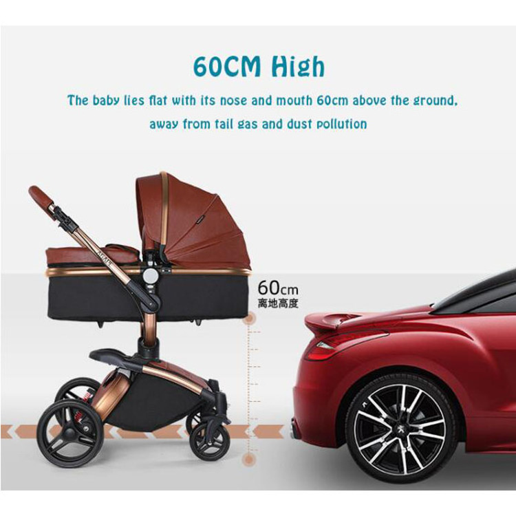 Wholesale european style baby push chair walkers buy cheap foldable travel system 3 in 1 baby stroller Stroller+Basket+Car Seat