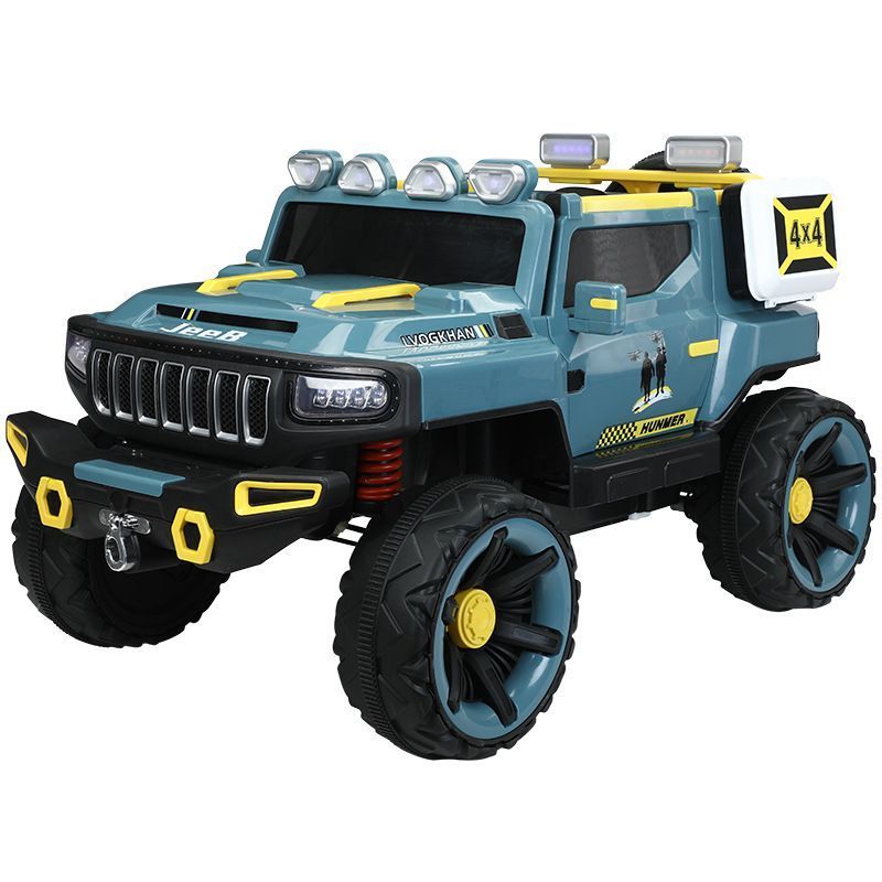 Factory wholesale Tank 500 children's electric four-wheel car drive off-road baby with remote control toy car Big Electric Car