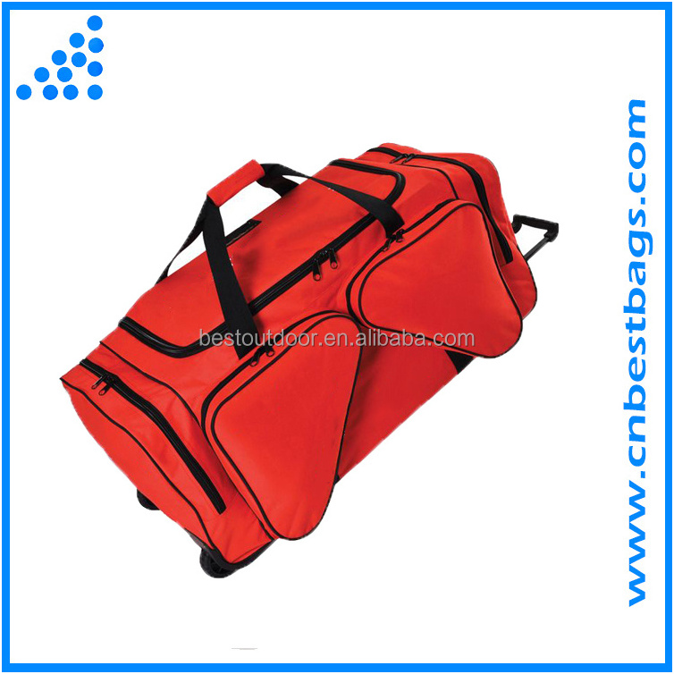 Waterproof 1000 Denier Polyester Ice hockey bag/Custom hockey equipment bag