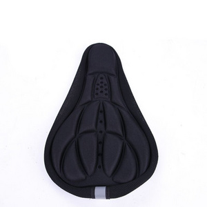 Mountain bike 3D cover bike cushion single thick silicone seat cushion soft seat cover bike cushion