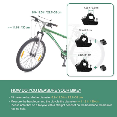 Dogs Carrier Bike Basket, Handlebar Basket Folding Front Removable wiht Adjust Dog Seatbelts Bicycle Quick Release