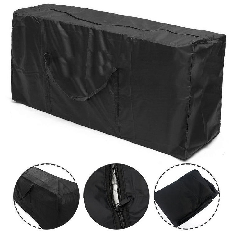 Cushion Storage Bag Outdoor Cushion Cover Patio Protective Bags Zippered with Handles Furniture Cover Waterproof Cover Storage