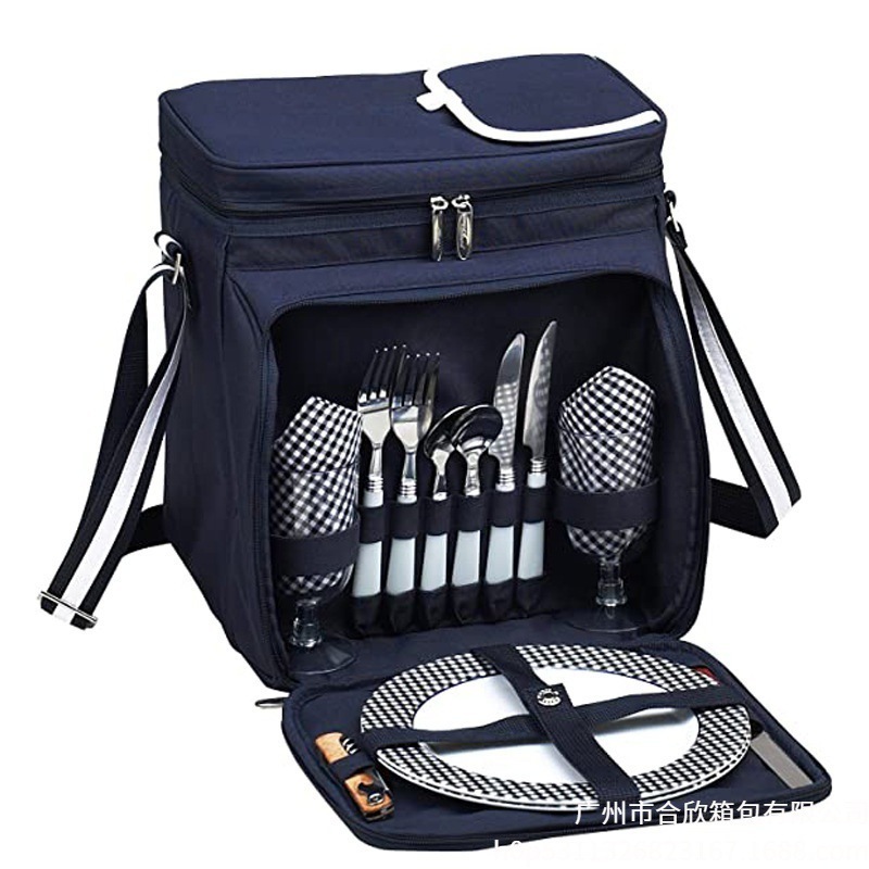 wholesale insulated cooler bag for  food insulated food picnic cooler bag Insulated 4 person picnic rucksack