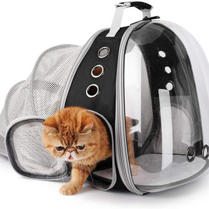 Airline Approved Transparent Ventilate  Pet Carrier   Backpack Bag for Dog Cat Small Animals Lightweight Breathable