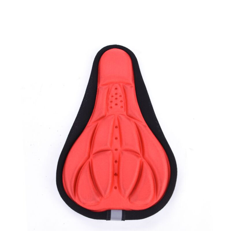 Mountain bike 3D cover bike cushion single thick silicone seat cushion soft seat cover bike cushion