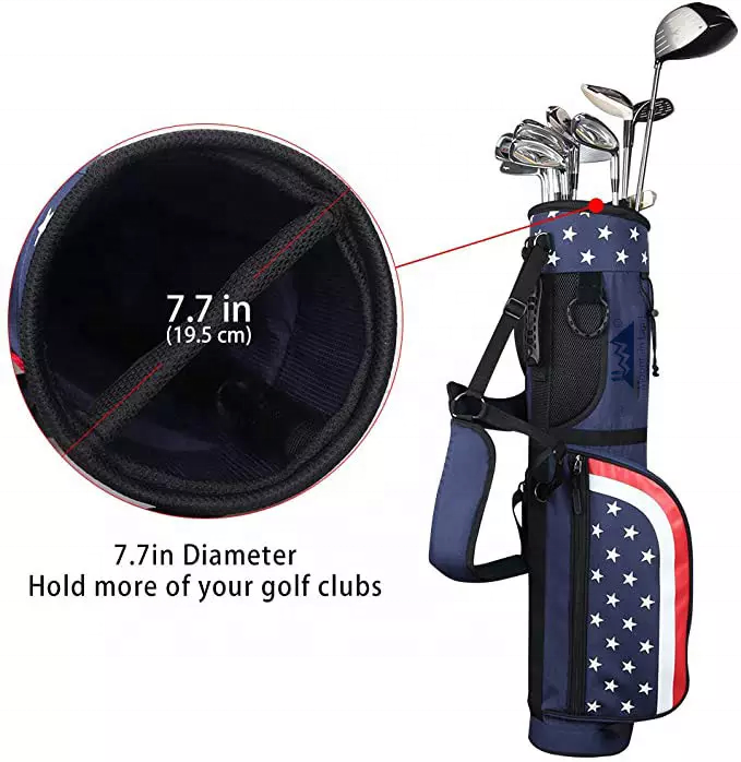 2021 Travel Golf Bag Style Polyester Prevent Scratches Golf Bag Lightweight Golf Tour Stand Bag Japan Waterproof Leather OEM