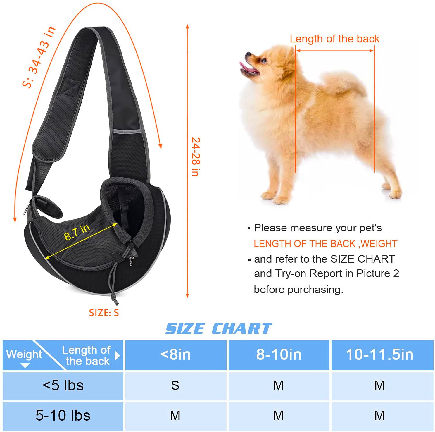 Mountain Land High Quality Comfort Pet Dog Carrier Sling Carrier Mesh Hand Free Adjustable Dog Satchel Carrier for Small Animals