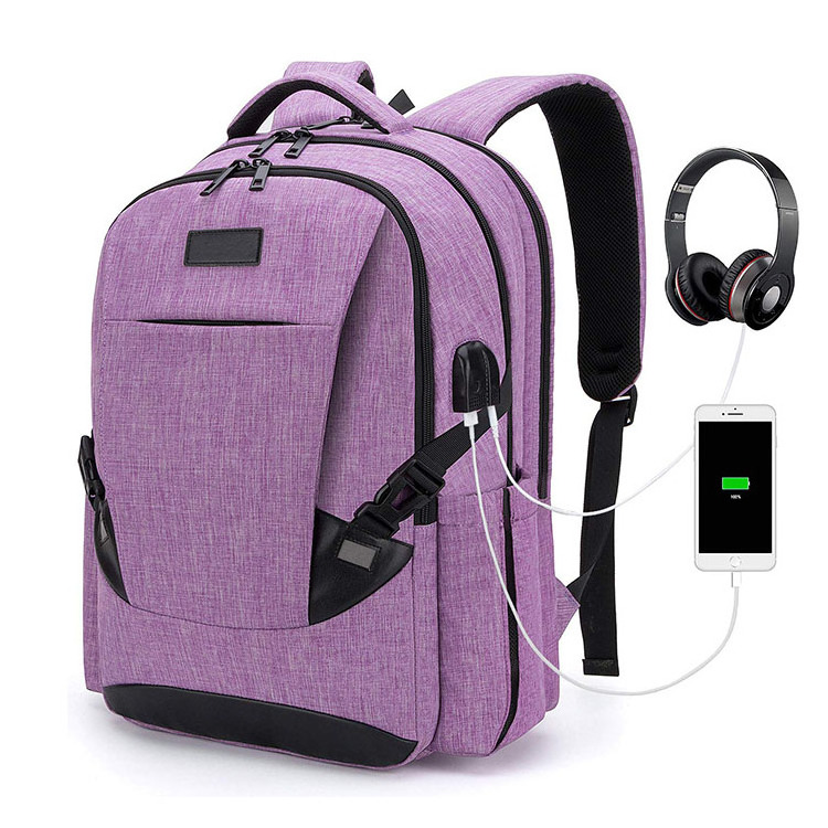 Travel Business Backpack Durable Backpack Laptop Notebook Bag With USB Charging Port for Computers Logo for Business