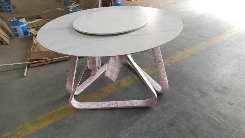 round marble dining table ceramic round  dinning tables  round rotating dining table