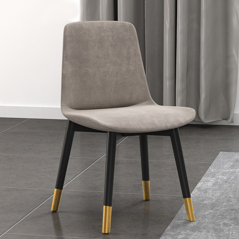 New arrival Beston home furniture Washable PU Cushion Seat Back, Mid Century wood Legs for Kitchen Dining Room Side Chair