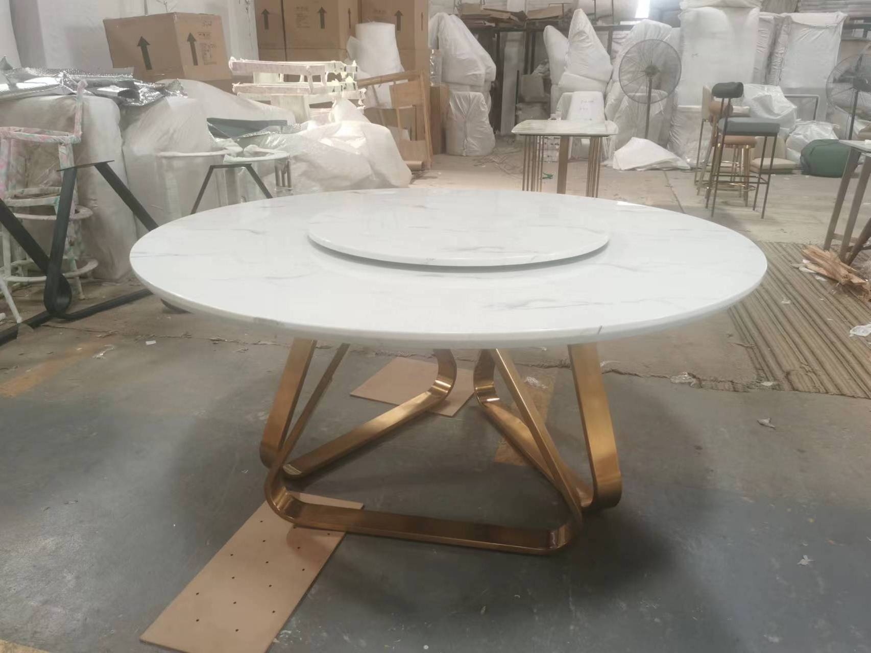 round marble dining table ceramic round  dinning tables  round rotating dining table