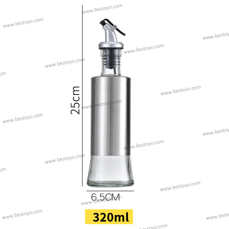 oil bottle for kitchen Stainless steel oil and vinegar set cooking oil bottles Vinegar Dispenser