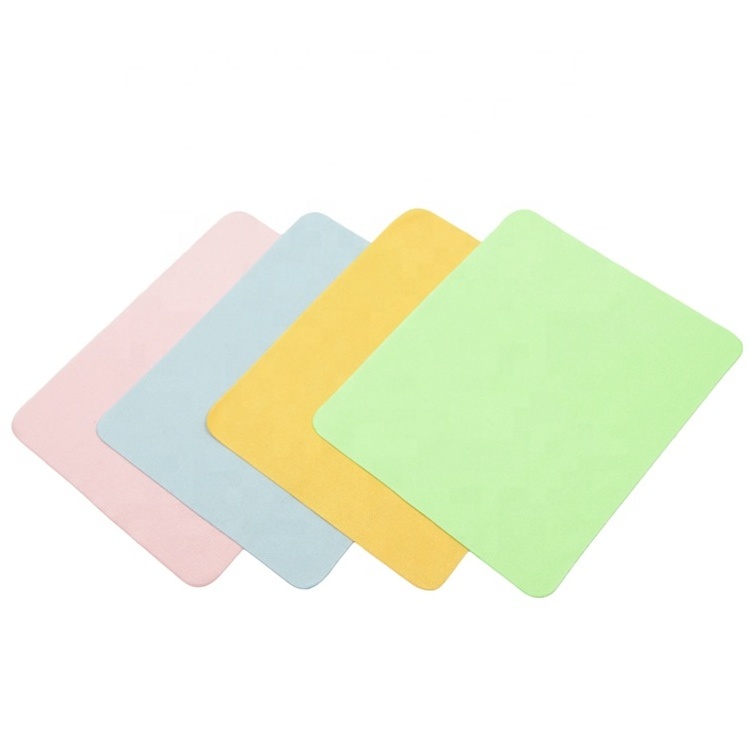 Bestpackaging Custom logo Microfiber eyeglass cleaning  cloth glasses lens Pad Computer Phone Screen Clean cloth