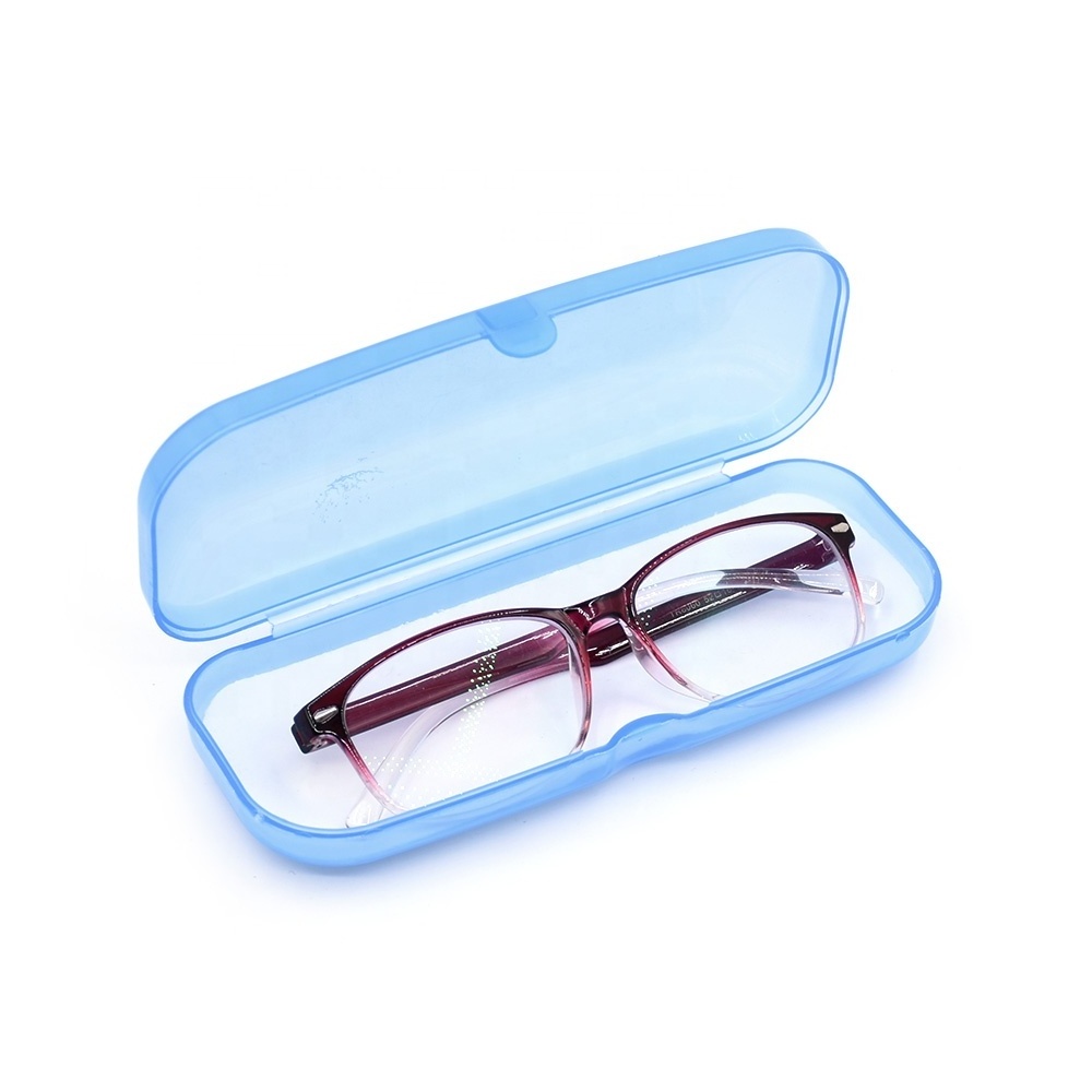 Bestpackaging Cheap price Transparent Glasses case hard Optical box Plastic Eyeglasses case packaging Eyewear Spectacle box