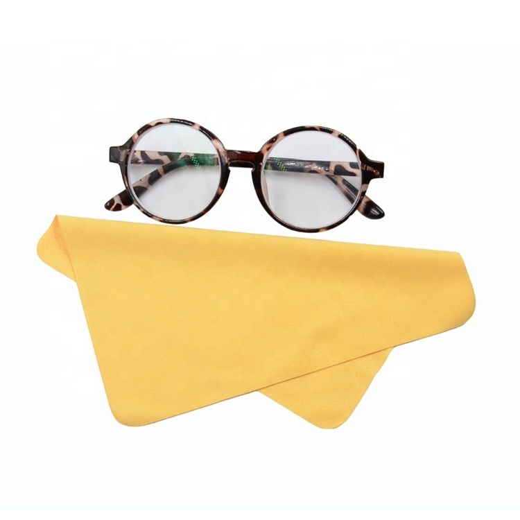 Bestpackaging Custom logo Microfiber eyeglass cleaning  cloth glasses lens Pad Computer Phone Screen Clean cloth