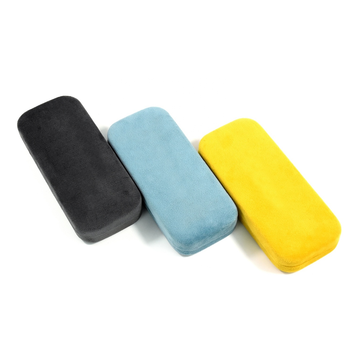 Bestpackaging cheap price eyeglasses case custom spectacle case Leather Metal optics glasses case hard