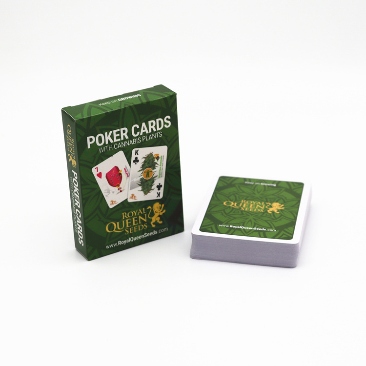 High Quality 300 Gsm Poker Tourist Souvenir Playing Cards Tuck Box