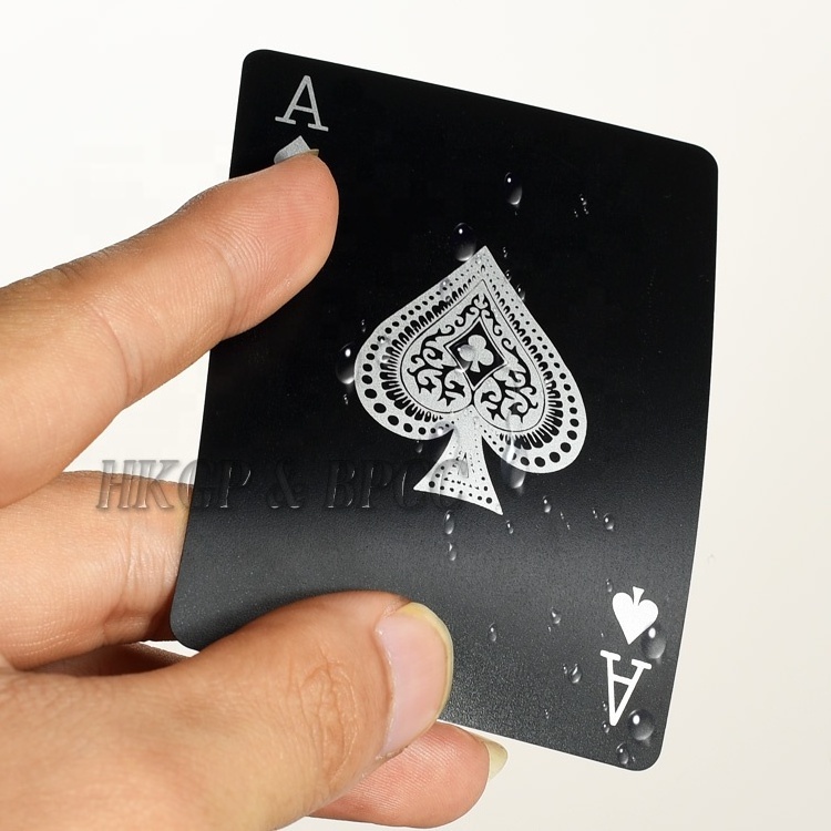 0.3mm 100% Plastic Promotional Poker Playing Cards