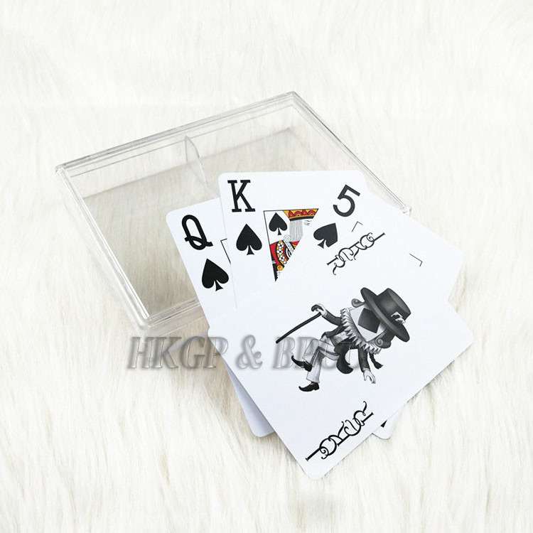 Custom Jumbo Index Plastic Playing Cards