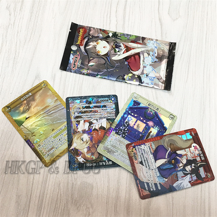 Custom Holographic Trading Game Cards Packs With Good Booster Pack Of Your Game Cards