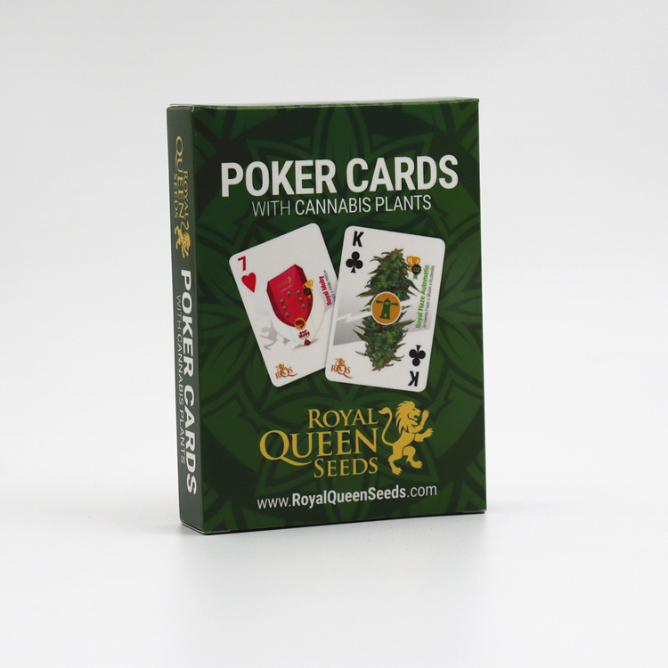 High Quality 300 Gsm Poker Tourist Souvenir Playing Cards Tuck Box